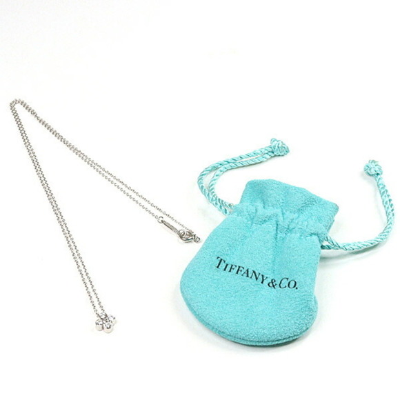 TIFFANY Silver Diamond Necklace - Picture 6 of 6